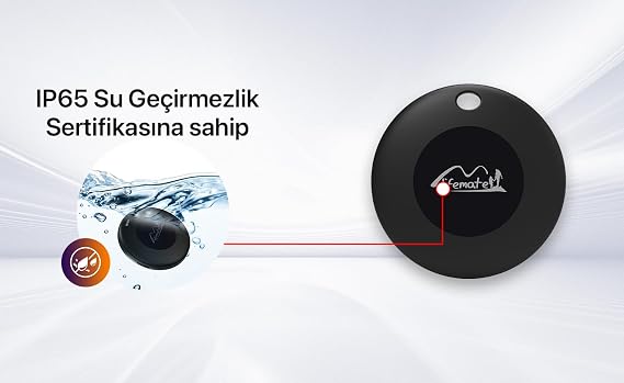Lifemate LifeTag Apple Compatible MFI Licensed Smart Tag Smart Tracking Device - Black