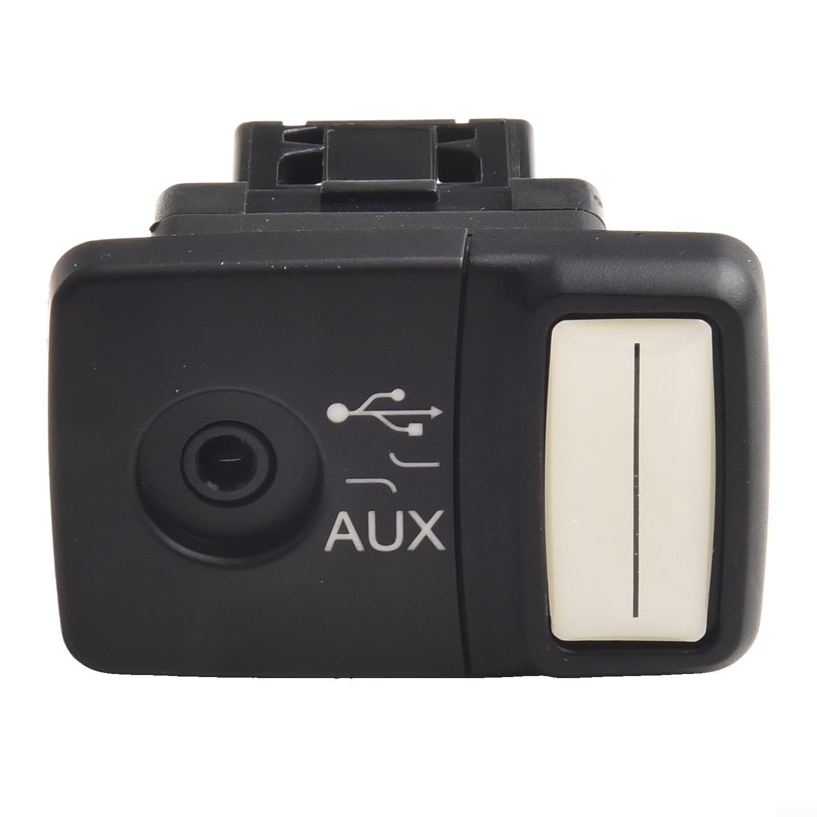 Modulo adattatore AUX Media Player USB 735547937 compatibile con Fiat 500 500C per Panda per Punto per Linea per Grande per Punto 2007-2017 Connettore interfaccia audio auto nero