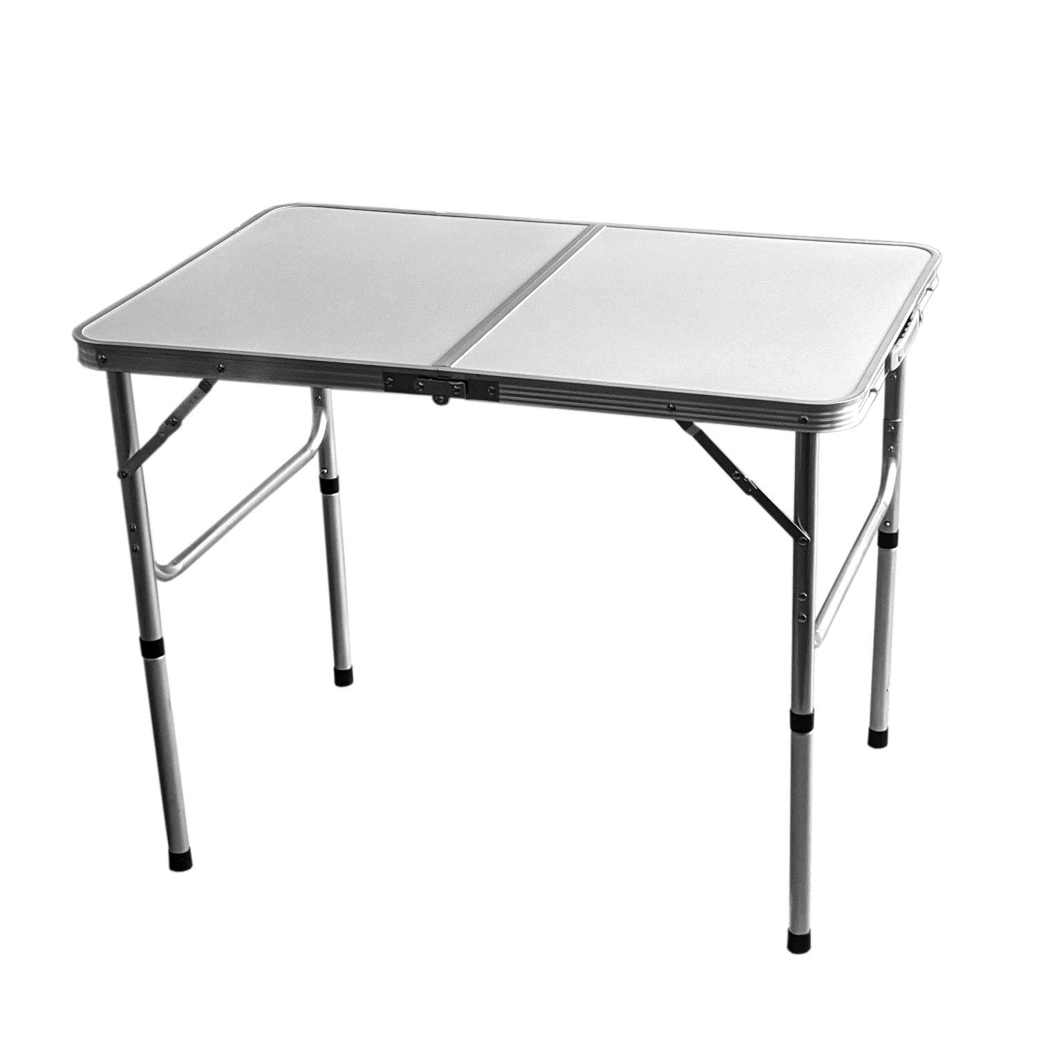 Wohaga 3tlg. Campingmöbel Set Campingtisch 'Bergen', Aluminium, 90x60cm + 2X Campingstuhl, Rot/Strandmöbel Campinggarnitur Gartenmöbel Sport & Freizeit