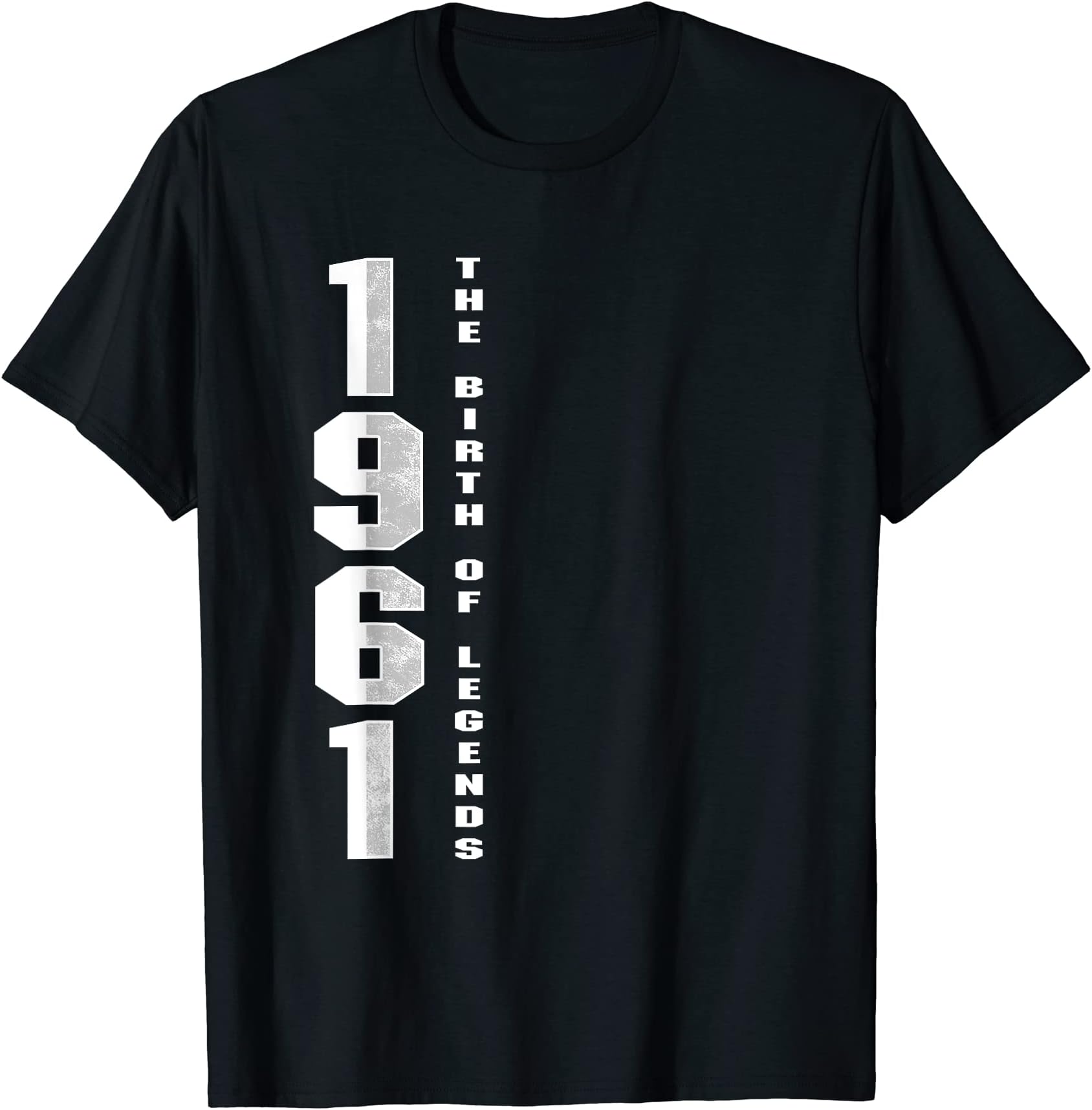 Born In 1961 The Birth Of Legends Anniversary Birthday Gift T-Shirt