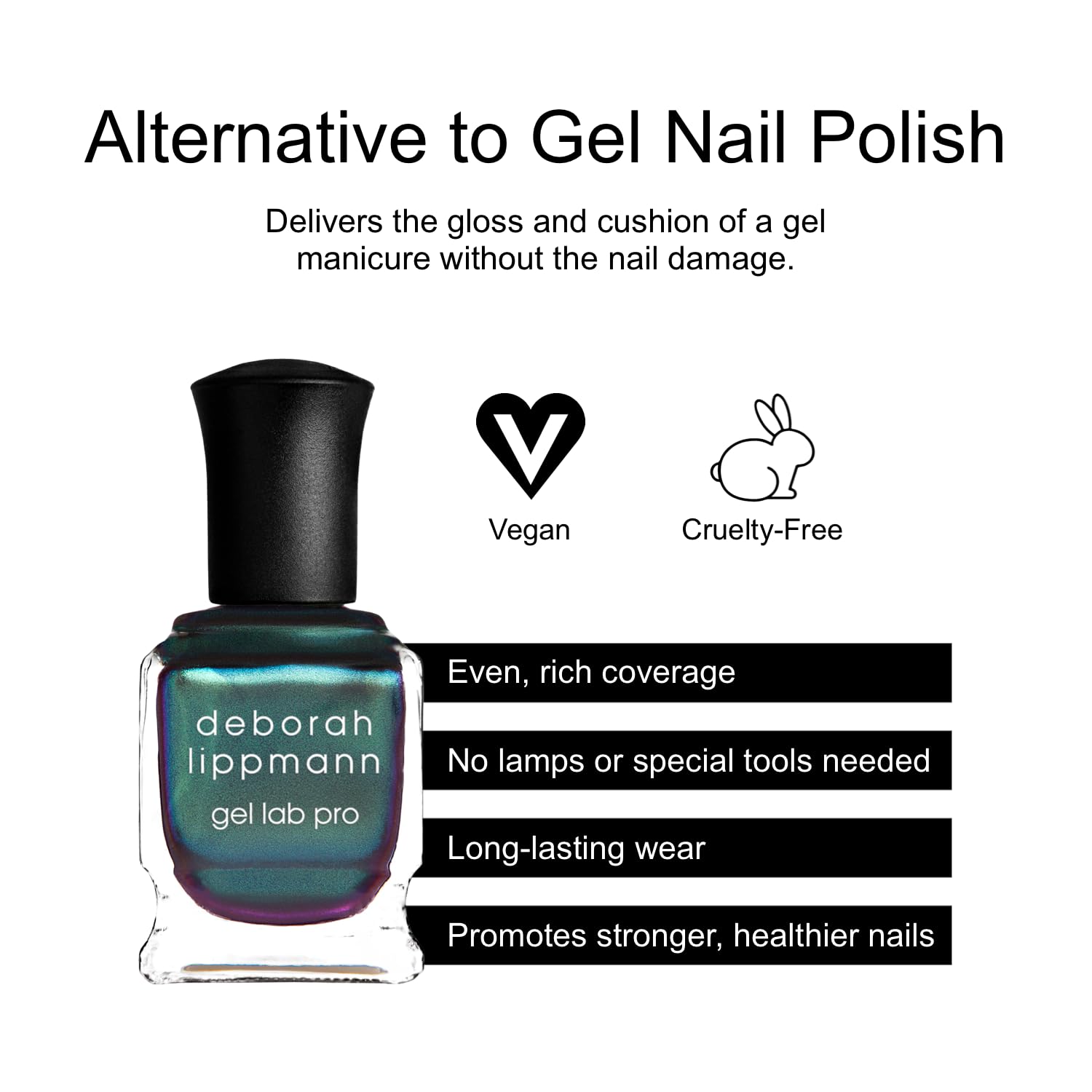 Deborah Lippmann Nail Polish, Gel Lab Pro | Treatment Enriched for Nail Health, Wear and Shine | No Lamps or Tools | Dream Weaver, 0.5 oz.