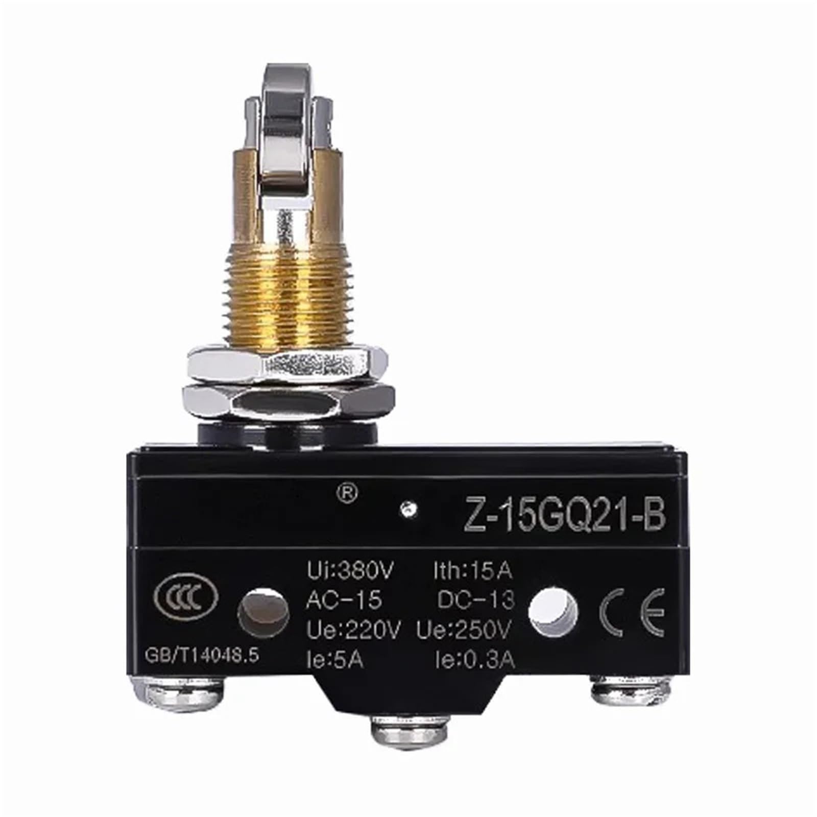 Interruptor de acción rápida 3 pines Z-15GQ21-B terminales tornillo microinterruptor 6
