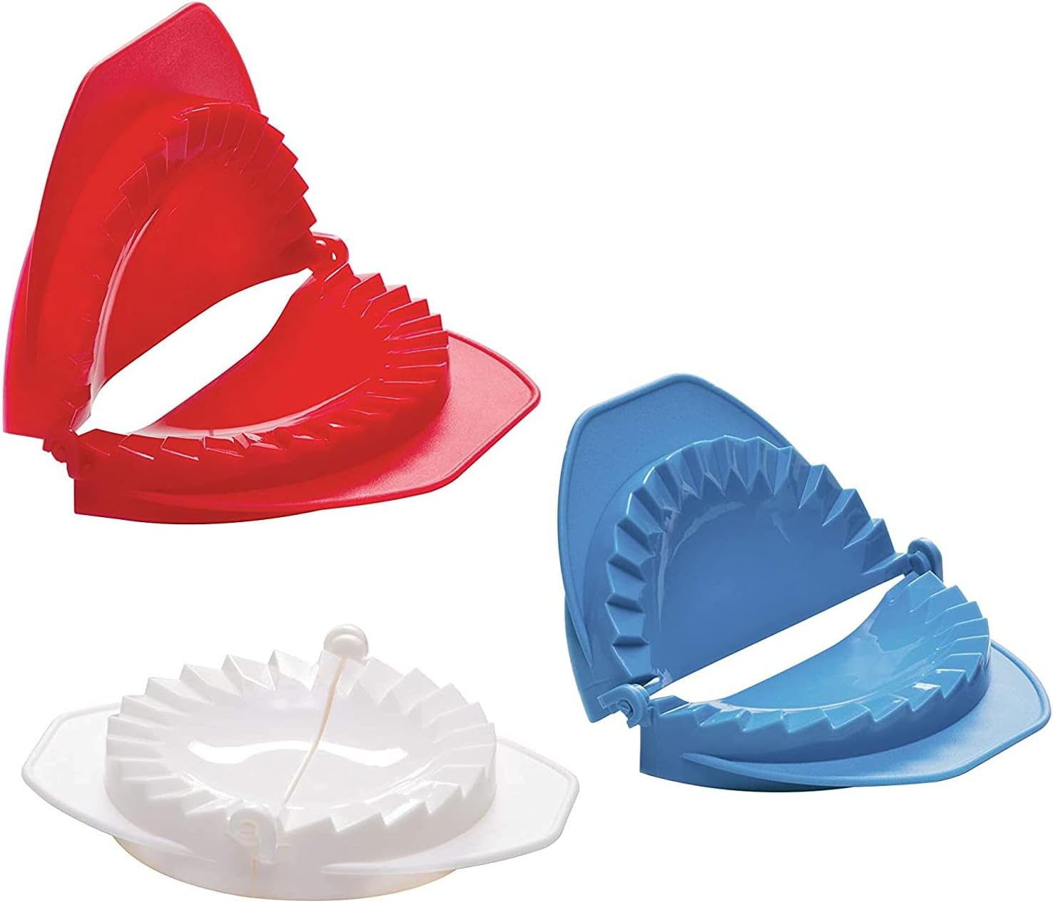 Dough Press, Set of 3 Empanada Press Dumpling Maker Dough Cutter Dumpling Mold for Dumpling, Calzone, Ravioli, Empanada, Pierogi, Turnover & Meat Pie
