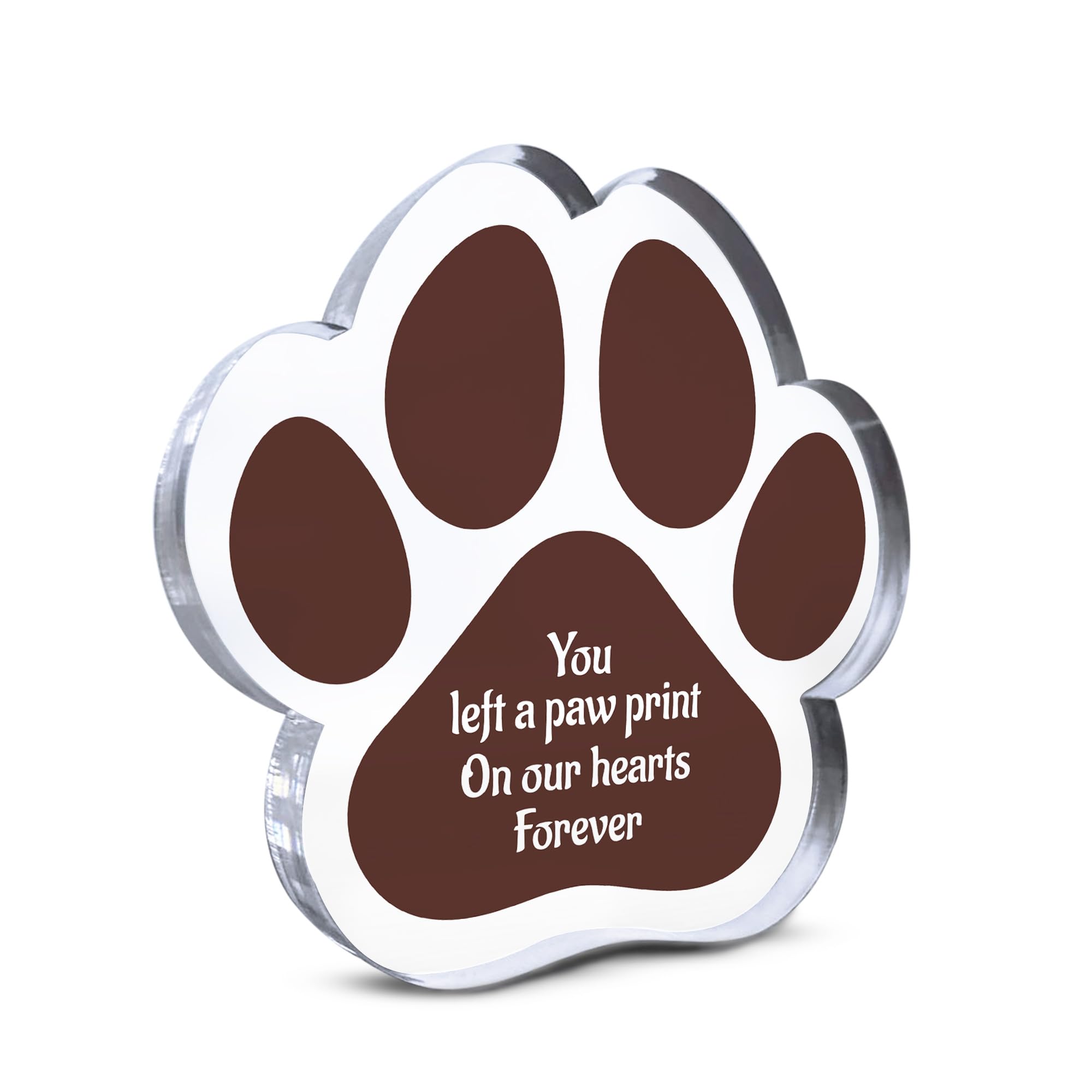 RED OCEAN Personalised Pet Memorial Plaque For Dog Cat Puppy Memorial Gift For Dog Lover Remembrance Plaque In Memory Sign For Pet Home Decor (Pet Memorial Sign 10)
