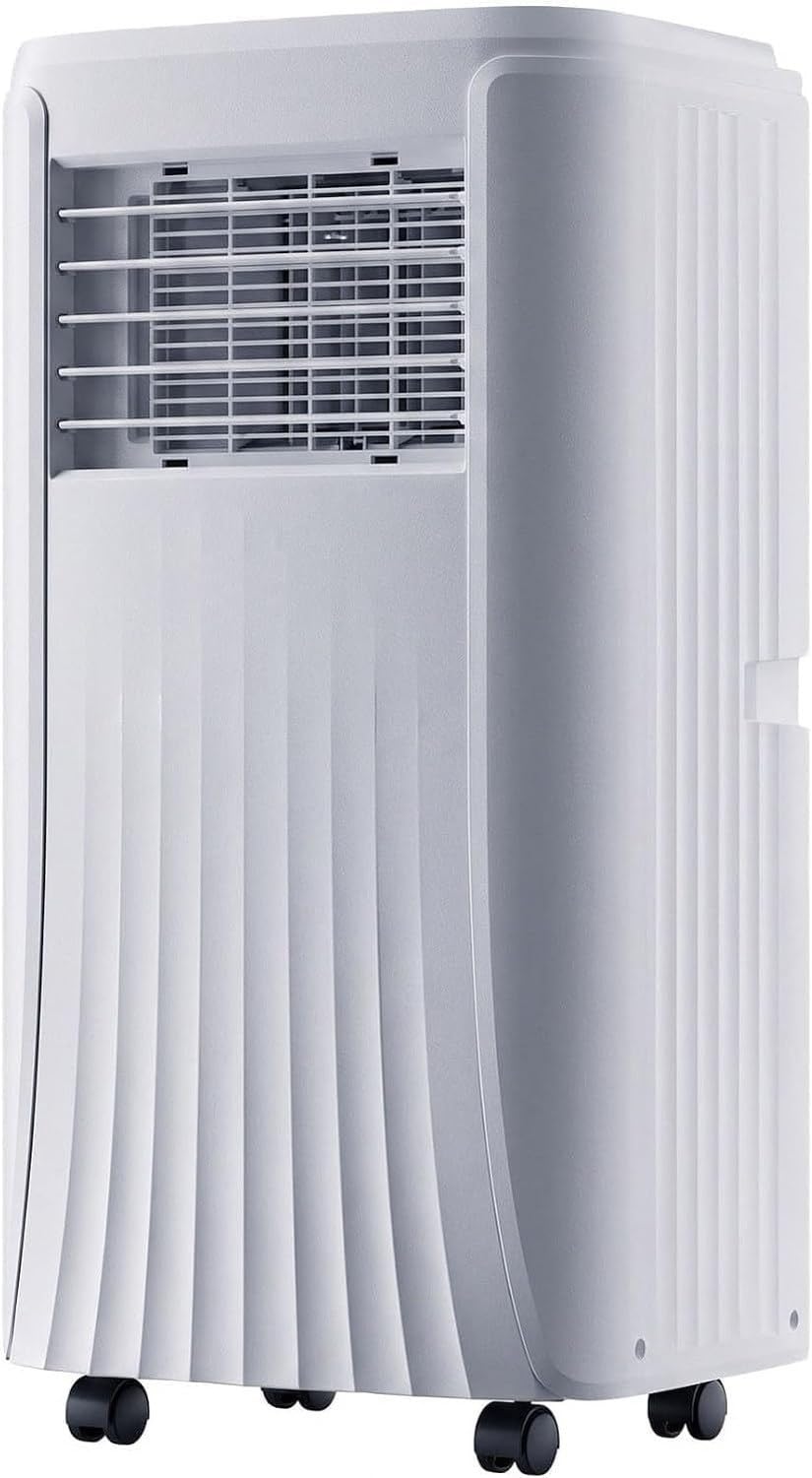 Aire Acondicionado Portátil 10000 BTU, Enfriamiento para Habitaciones hasta 350 Sq.Ft., Unidad Silenciosa con Control Remoto, Modo Sueño, Temporizador 24 h y Ve, 10000 Btu, 10000 BTU