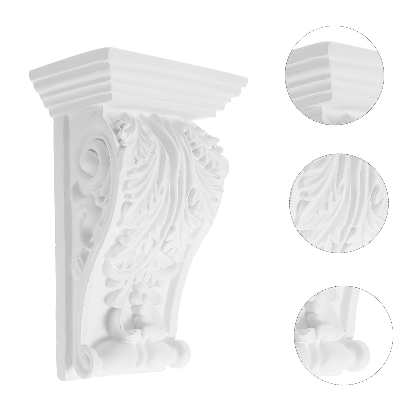 2 Pezzi Modanatura Decorativa Angolare PU per Decorazioni Murali Design Facile Installazione per Interni