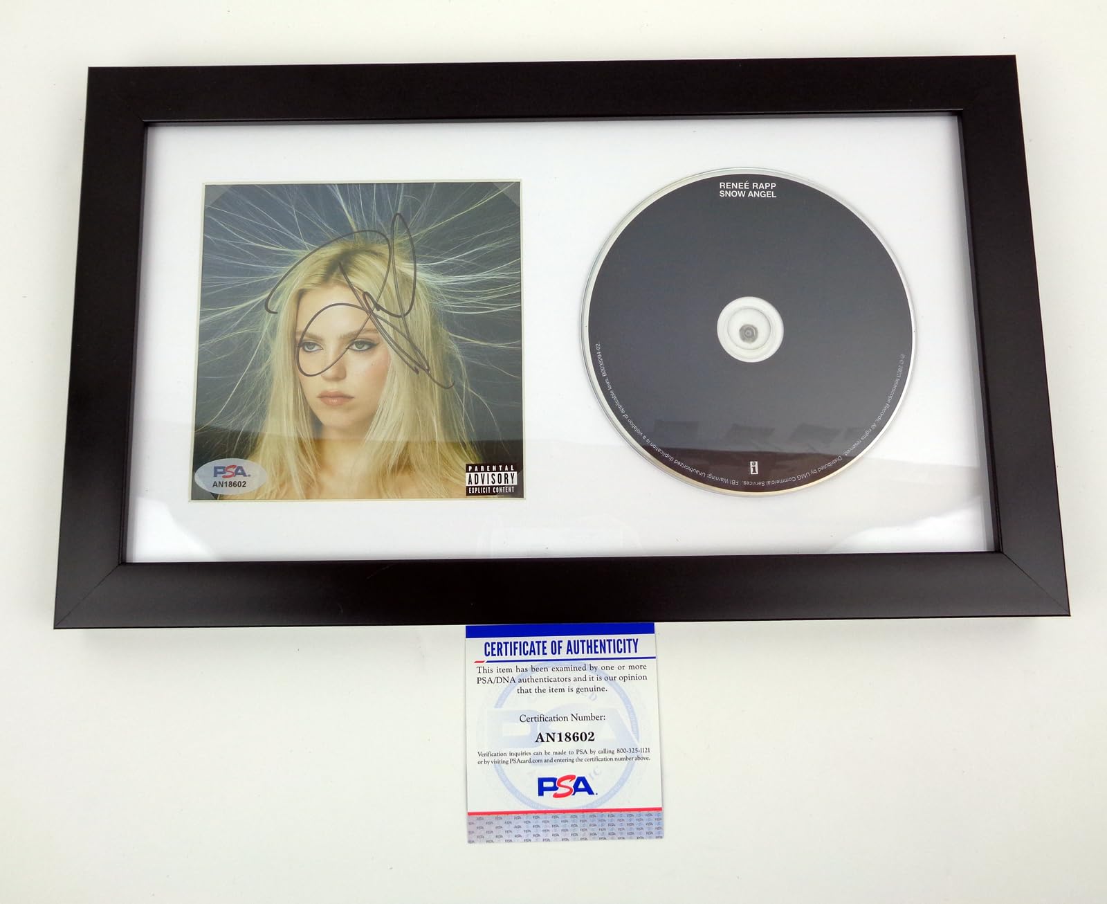 Snow Angel Signed Autographed by Renee Rapp Framed PSA/DNA COA A
