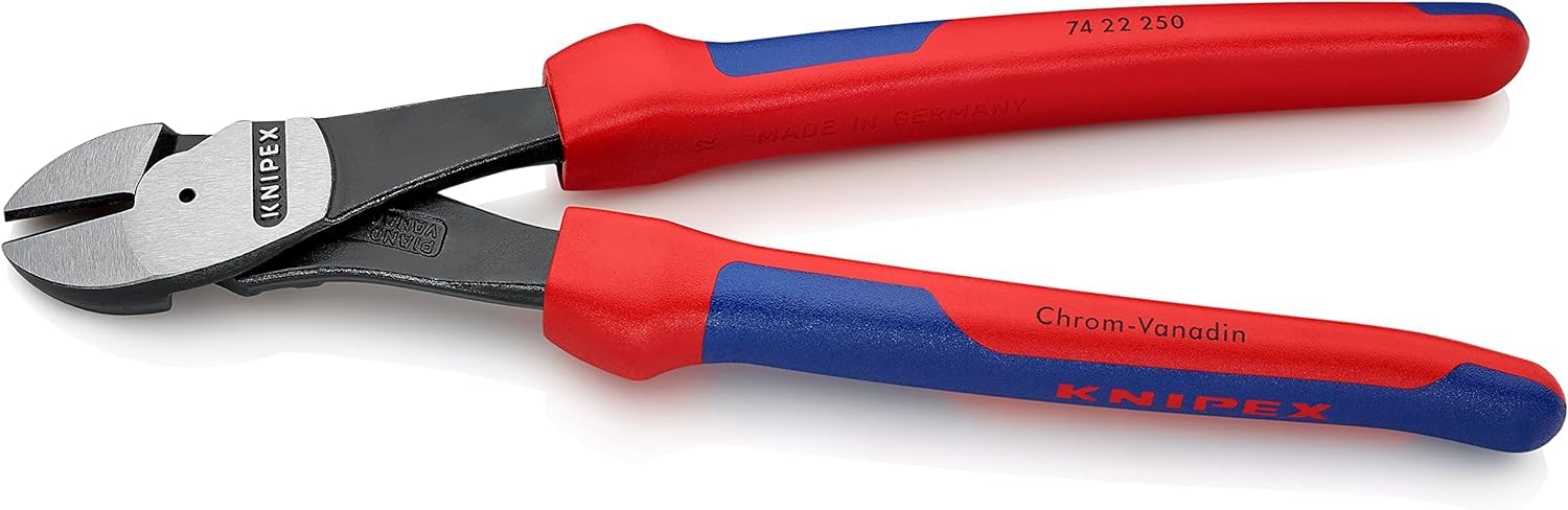 KNIPEX Kraft-Seitenschneider mit Comfort-Griffen 250 mm, 74 22 250