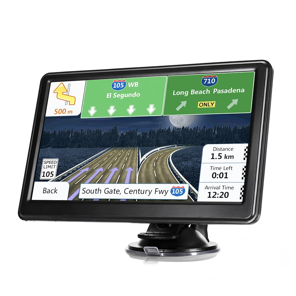 Winnes Navigatore Satellitare per Auto Camion Taxi,HD 7'' Schermo Capacitivo,Precaricato Mappa Europa 2024, Avviso Traffico Vocale, Limite di Velocità, Aggiornamenti Gratuiti delle Mappe a Vita