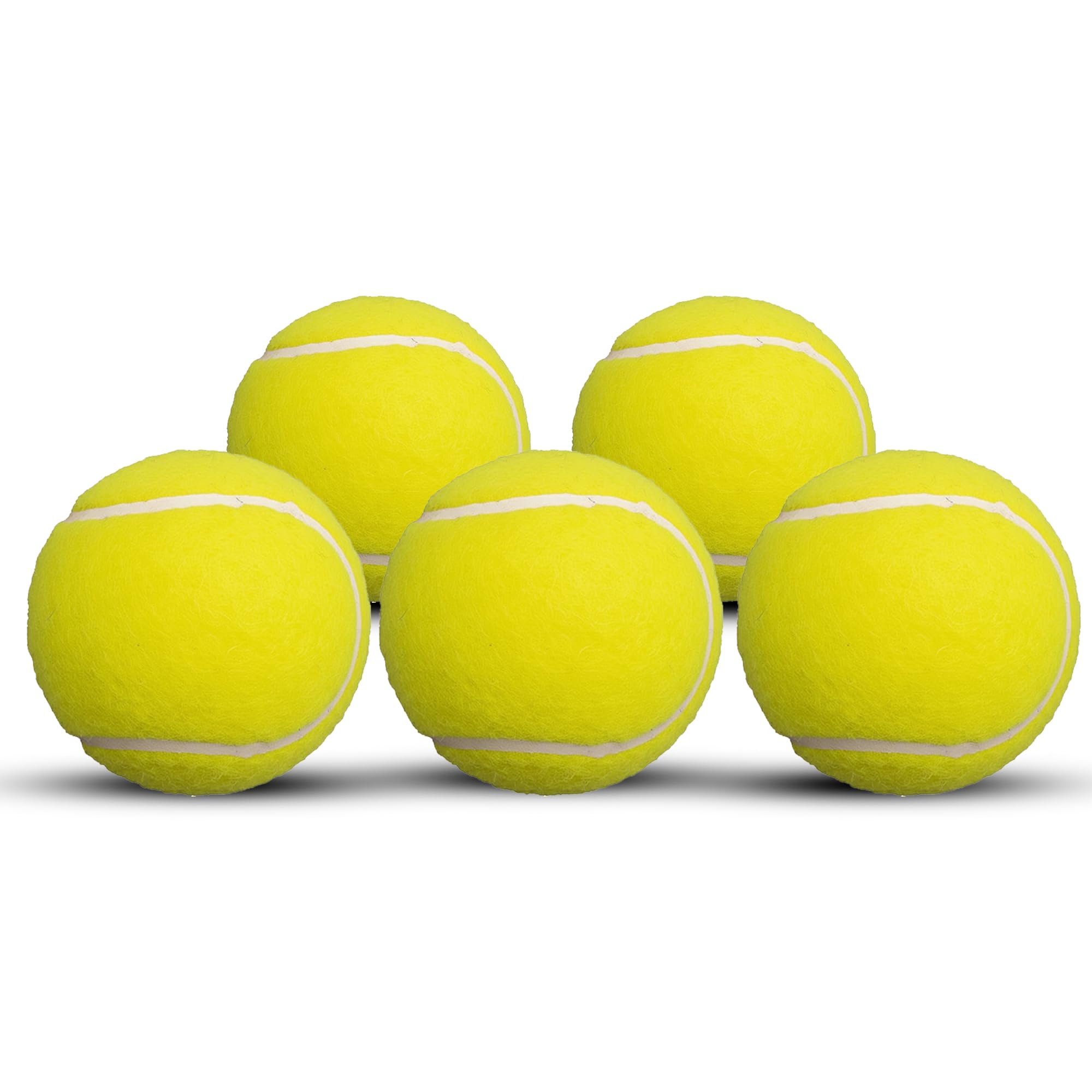 ND Sports Heavy Duty Cricket Tennis Balls (120gm) - Premium Rubber Balls for Cricket Training, Swingball Sets & Outdoor Play