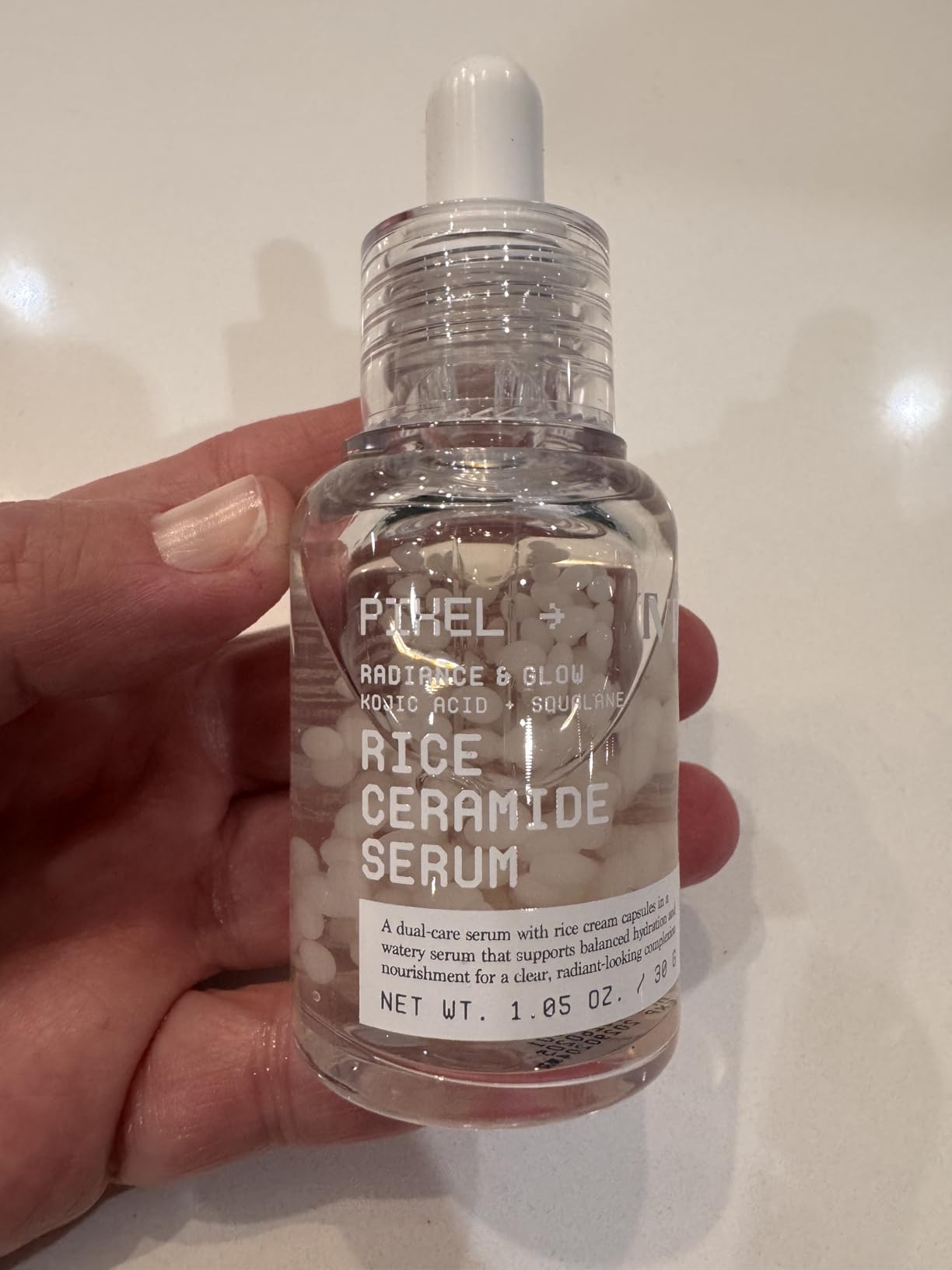 VT COSMETICS Rice Ceramide Serum, Hydrating Face Serum with Rice Extract & Ceramide Complex, Moisturizing Barrier Care Serum for Dry, Dull, Sensitive Skin, Daily Korean Skincare, 1.05 fl.oz