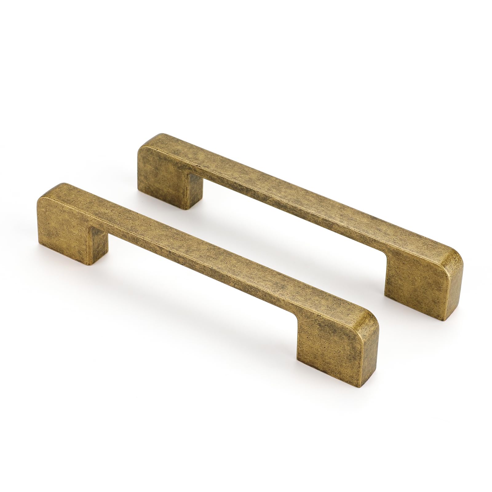 Rergy 10 Pack Cabinet Pulls Antique Brass Cabinet Pulls Brass Kitchen Hardware Cabinet Handles Drawer Handles 5 inch Hole Center