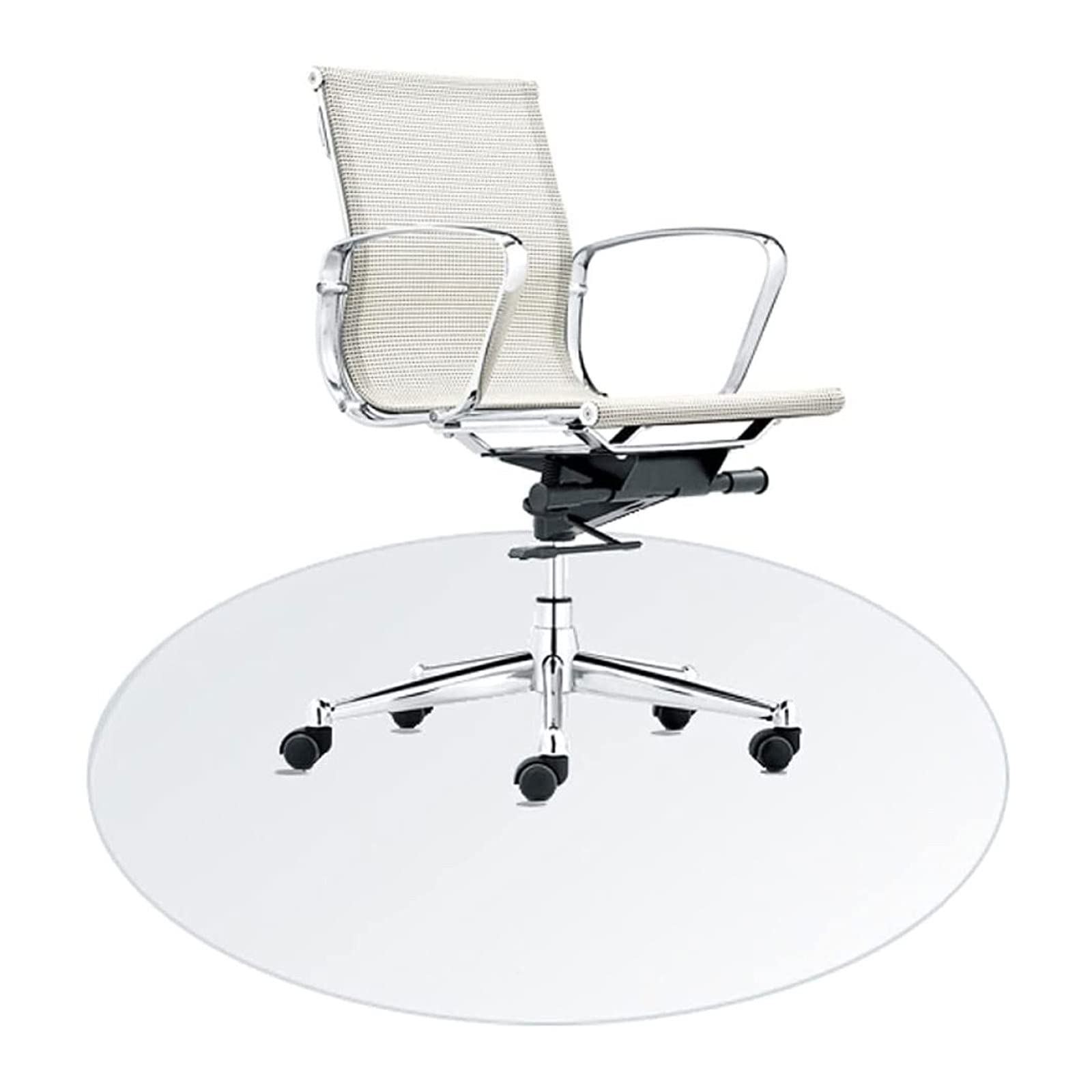 Tapis chaise bureau anti-usure en PVC transparent protecteur de parquet
