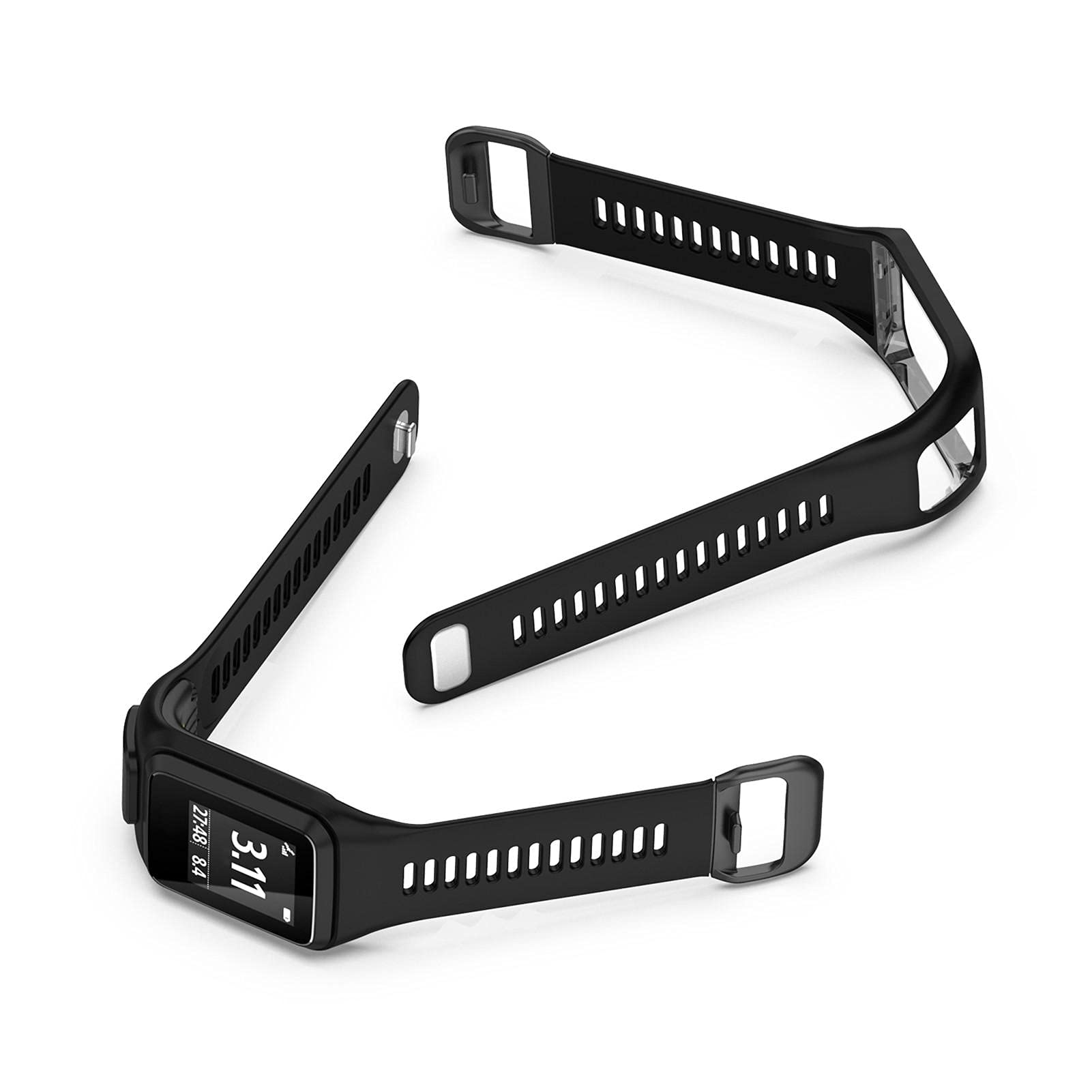 Cinturino di Ricambio per Orologio, Compatibile con Cinturino per Bracciale Smart Compatibile con Cinturino da Polso di Ricambio Impermeabile in Silicone per Tom Tom Runner
