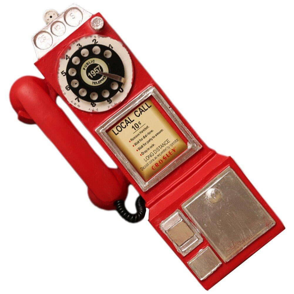 Téléphone vintage ornement mural suspendu pour maison