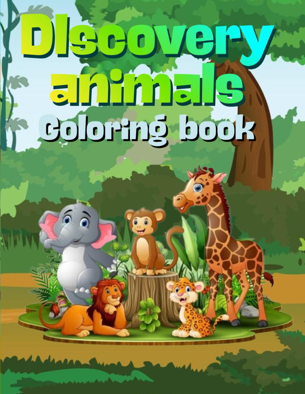 Discover Animals Coloring Book: Beautiful Animal Illustrations for Relaxation and Fun
