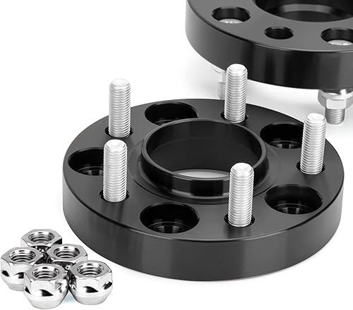 Miniatura 8 de KSP - Espaciador de rueda de brújula de 5 x 4.5 pulgadas, espaciadores de neumáticos de 1 pulgada compatibles con Jeep Ford Fusion Escape 5 Lug