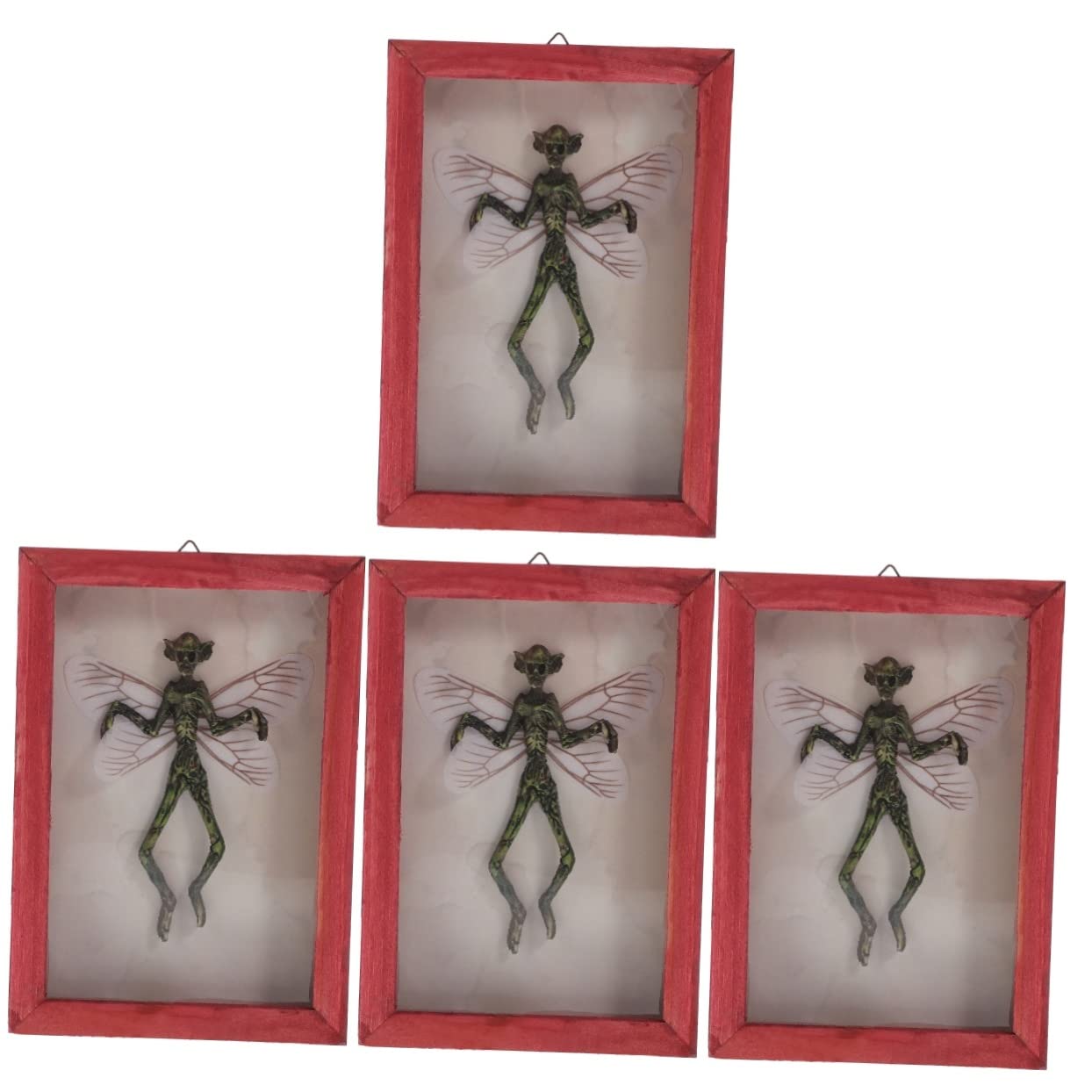 Cadre photo hanté TOPBATHY pour effrayer vos invités avec une décoration d'Halloween en bois