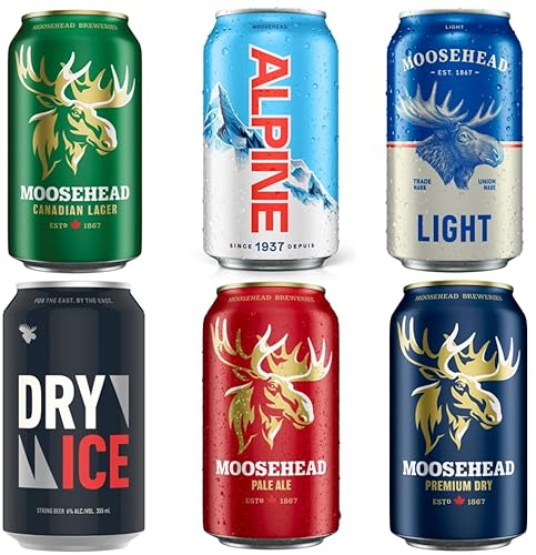 Moosehead Bier Sixpack BEST OF DOSEN - 6x 0,355ml Original aus Kanada