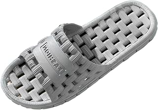 UJSQNDG Non-Slip Showers Slippers,Womens Mens Summer Quick Drying Slipper Couple Outdoor Indoor Flat Soft Beach Pool Sandals