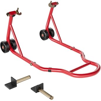 SPECSTAR 200kg Motorrad Hinterradst nder f r Motorrad st nder U+L Typ Komplett Heber f r BMW Suzuki Yamaha Honda Kawasaki Universal Rot