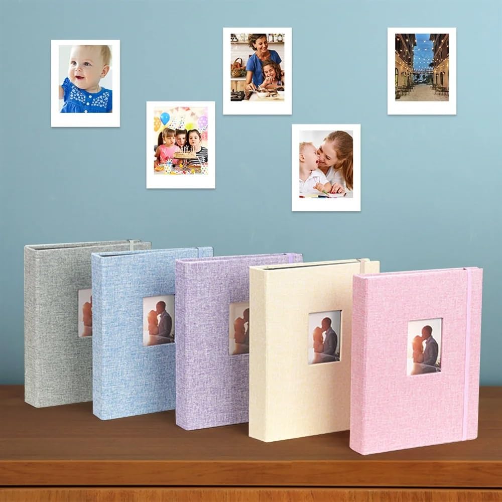 7,6 cm 208 kieszeni na album fotograficzny mini etui do natychmiastowego przechowywania zdjęć (khaki)