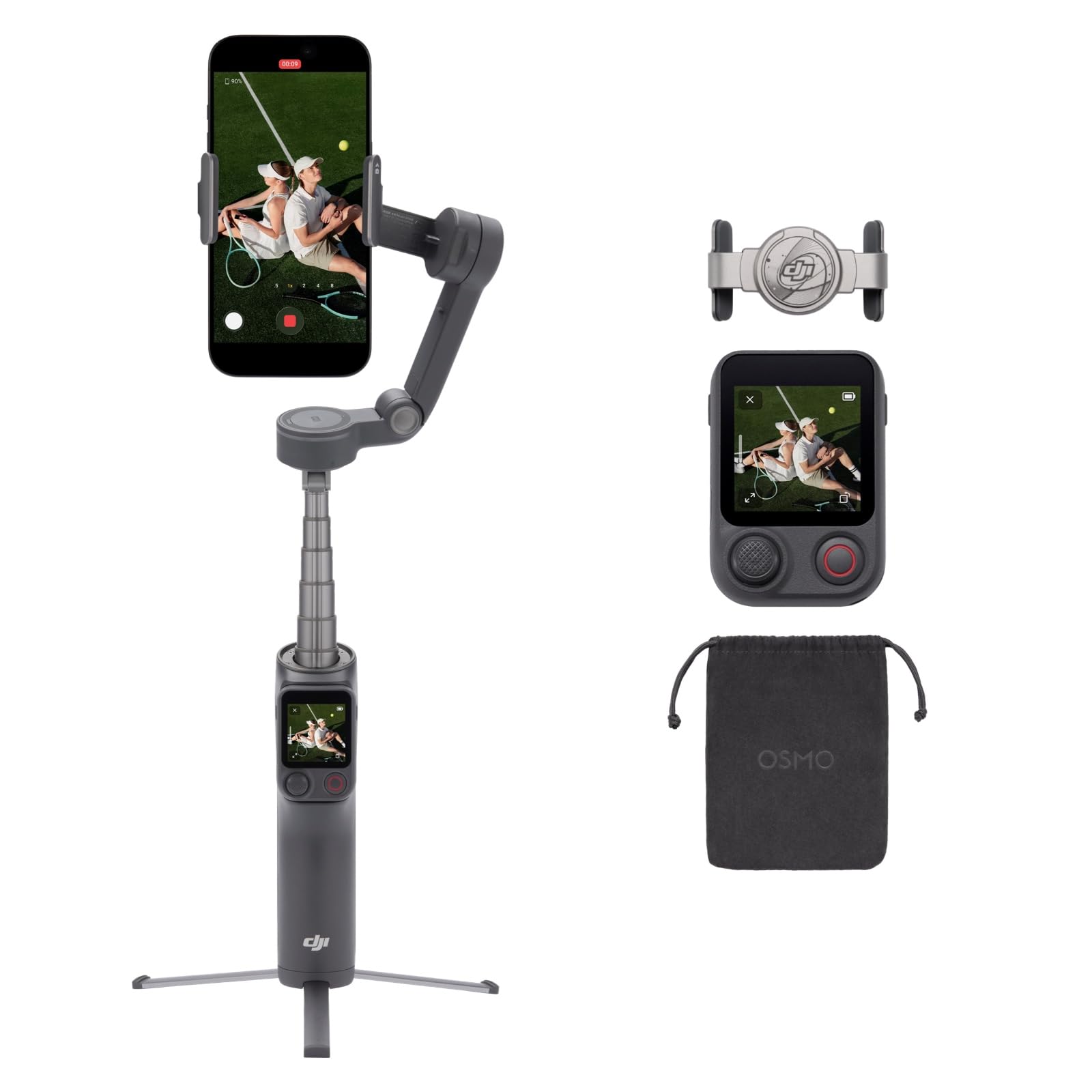 Osmo Mobile 8P gimbalstabilisator voor iPhone en Android