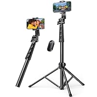 UGREEN Bluetooth Selfie Stick Treppiede con Telecomando BT, Estensibile 170cm 3 in