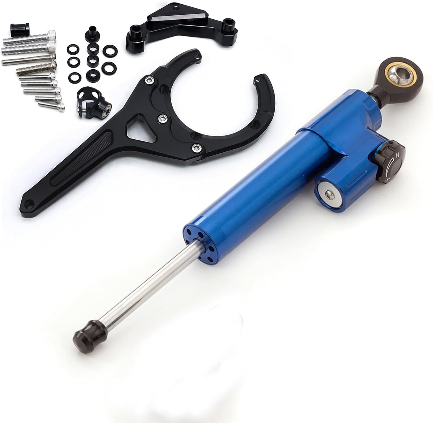 For GSXS GSX-S 1000/F GSXS1000 GSX-S1000F 2016-2021 2022 2023 CNC Motorcycle Steering Damper Stabilizer Buffer Control Bar with Mounting Bracket Support Kit
