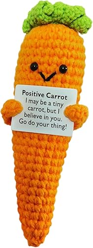 Serie de muñecas de punto de apoyo emocional, hechas a mano, soporte emocional positivo, pepino, piña, aguacate, zanahoria, muñeca pequeña de