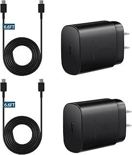 USB C Fast Charger,25W Super Fast Charger Type C with 6.6ft Android Phone Charger Fast Charging Cable for Samsung Galaxy S23/S23 Ultra/S23 Plus/S22/S22 Ultra/S21 Ultra/Note 20 Ultra/S20 Ultra/Note 20
