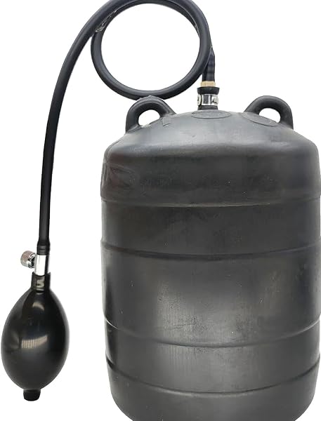 Fiocias Tapón Inflable para Tubería Plug de Caucho Reutilizable Reparación de Plomería Práctico con Bola Manual Adecuado para Inspecciones de Drenaje Pruebas, tal como se describe, Dn100 Dn110 - 2