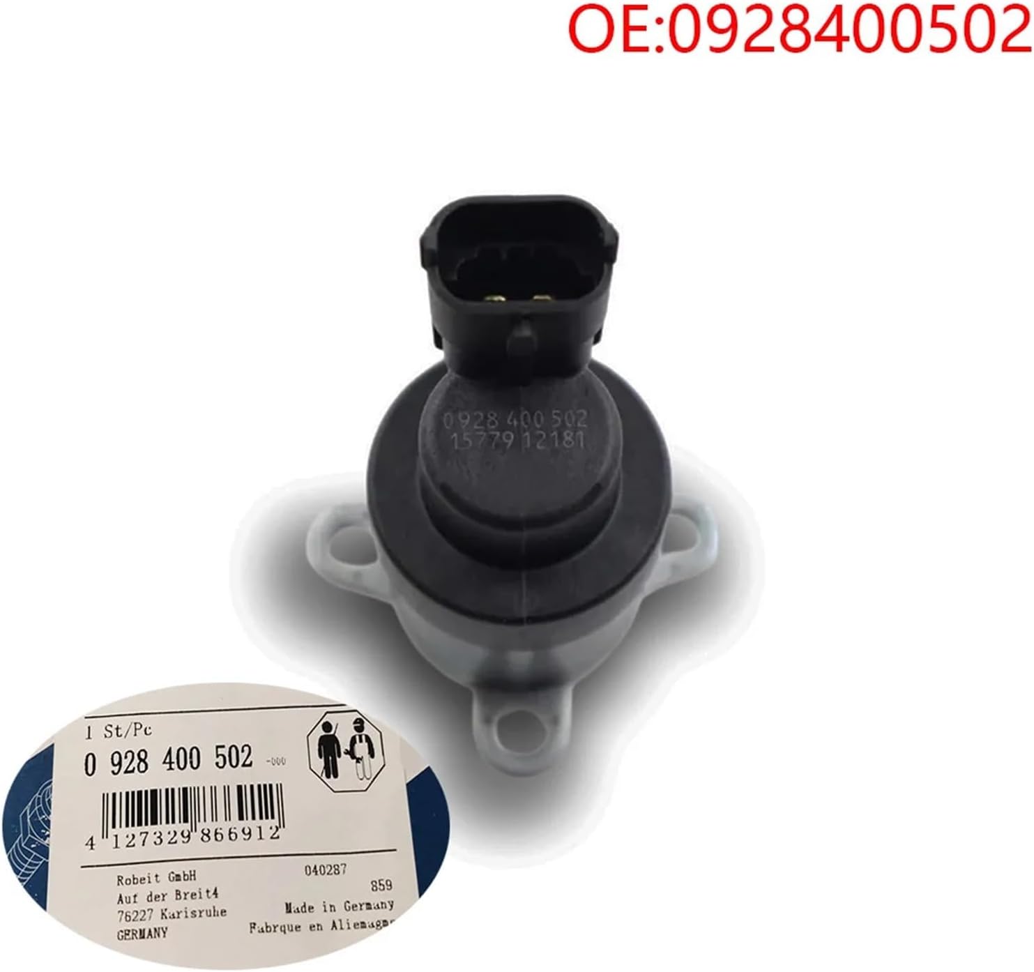 0928400502 Fuel Pump Regulator Metering Control Solenoid Valve Compatible with Opel Compatible with Nissan Compatible with Renault 0928400487 0928400584 8200179757(Color:6pcs)