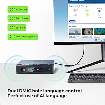 Beelink GTR4 Mini PC Windows 11 Pro, AMD Ryzen 9 4900H 8C