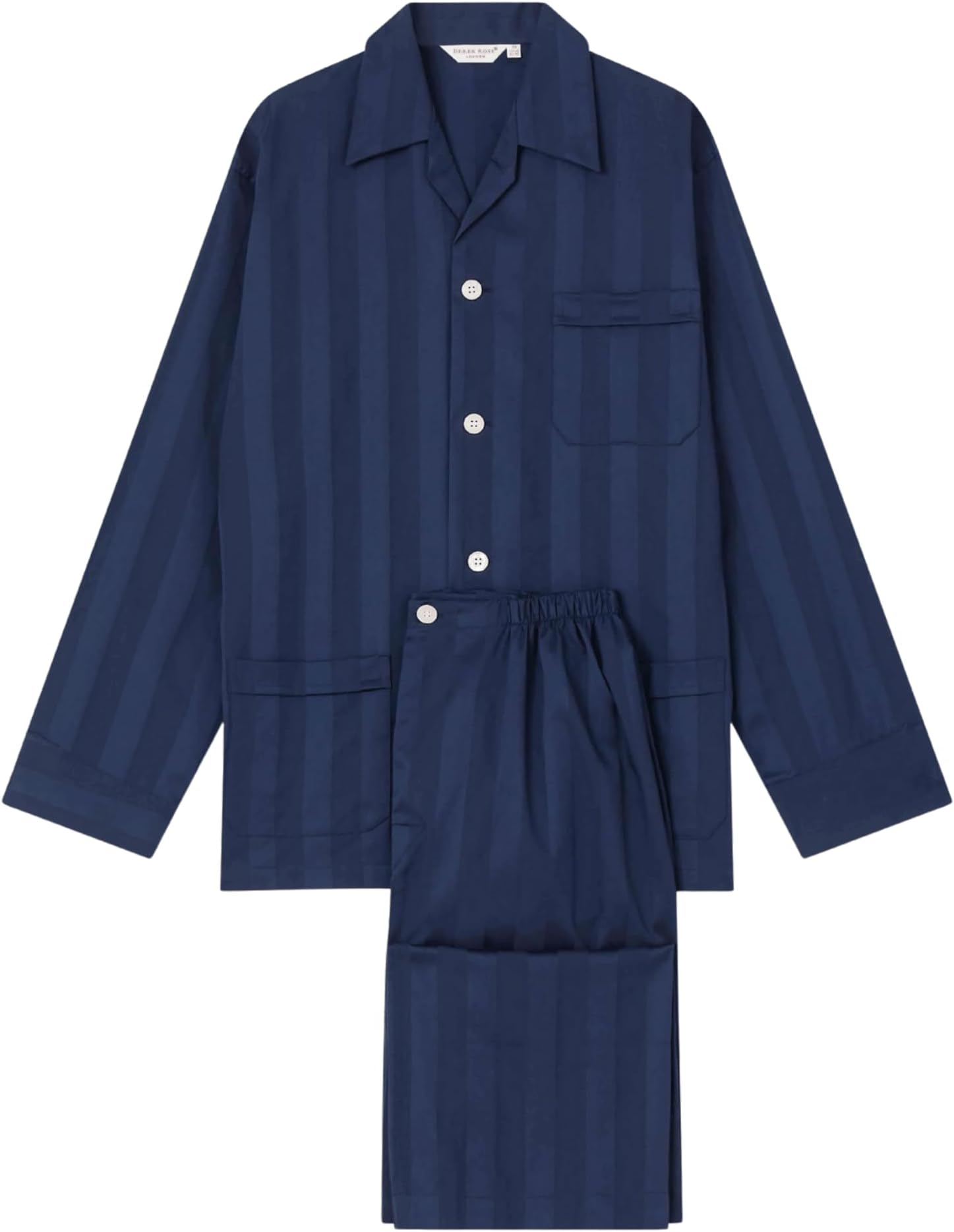 Men's Lingfield Pajama Set, Navy, X-Large