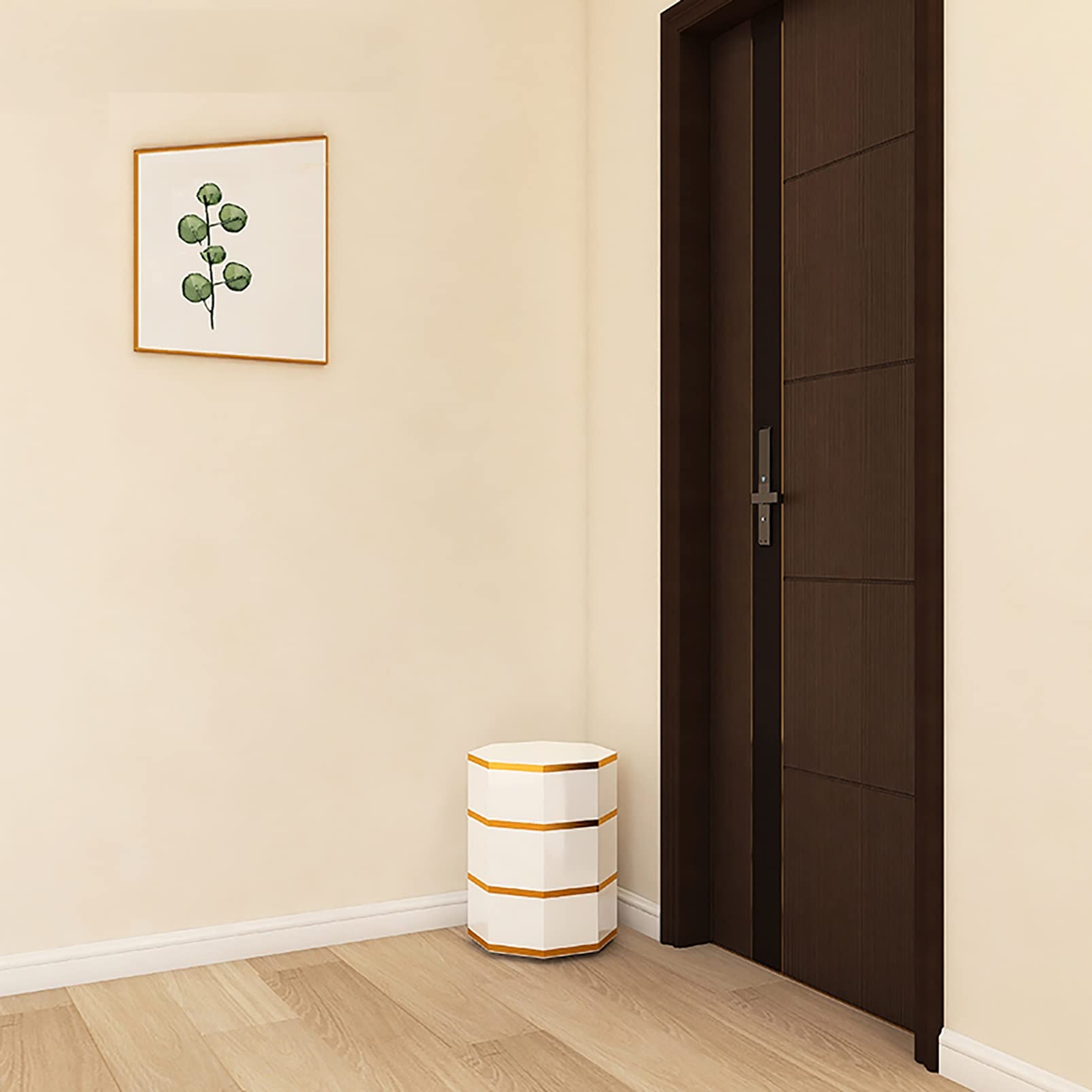 Organiseur de chaussures d'entrée rotatif pour couloir compact