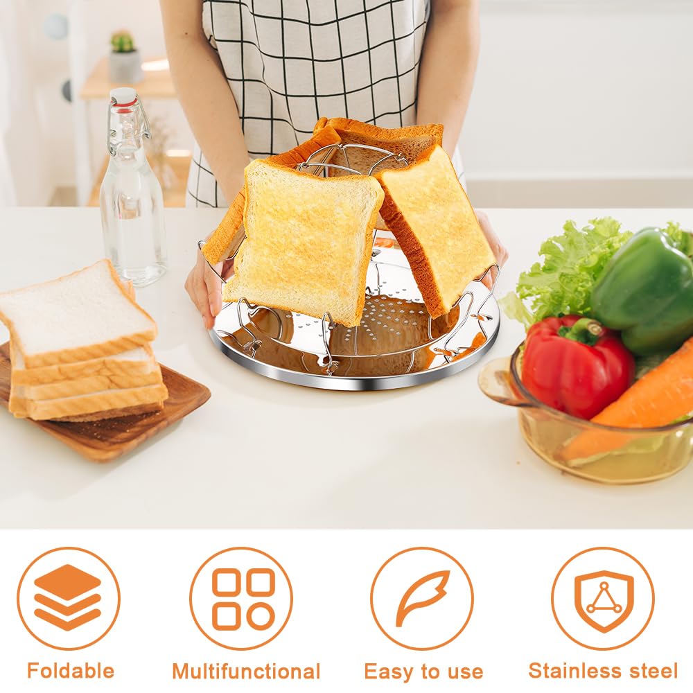 Tostapane Da Campeggio Mizikuu - Griglia Pieghevole Per Fornelli A Gas - Foto 2