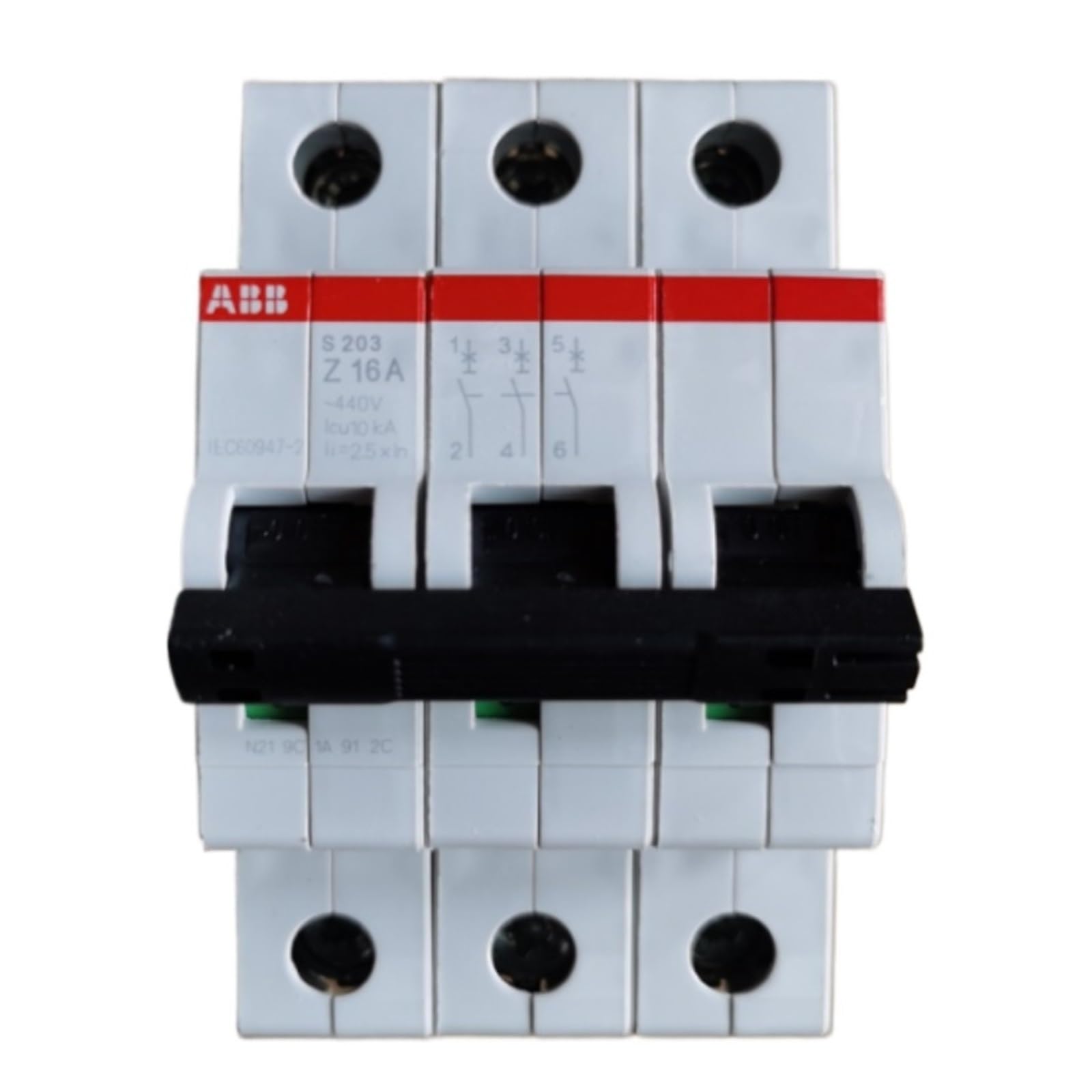 Disjoncteur Micro S203-Z16 3P 16A pour sécuriser l'atelier