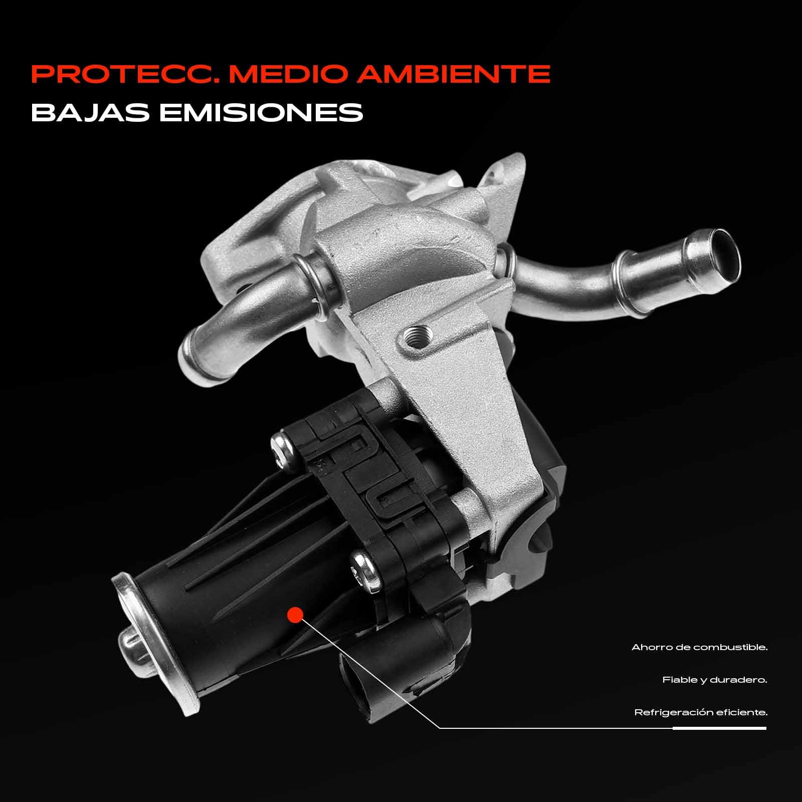 Frankberg Válvula EGR de recirculación de gases de escape modelo del año | BK2Q9D475CC; Compatible con: Autobús de tránsito V363 FAD FBD, Caja de tránsito FA, Caja Transit Custom V362