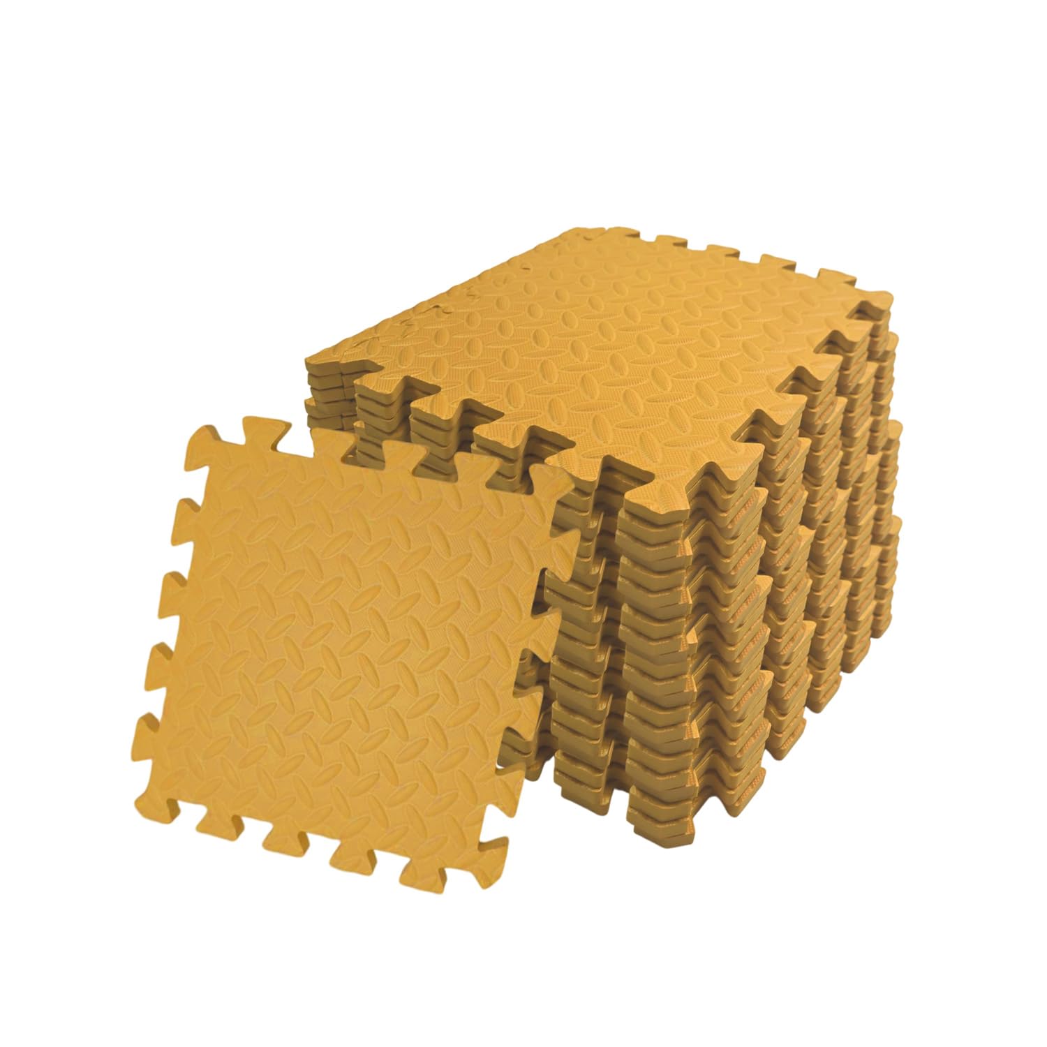 Pack of 80 30x30cm Light Orange Coloured 1cm Thick EVA Mats