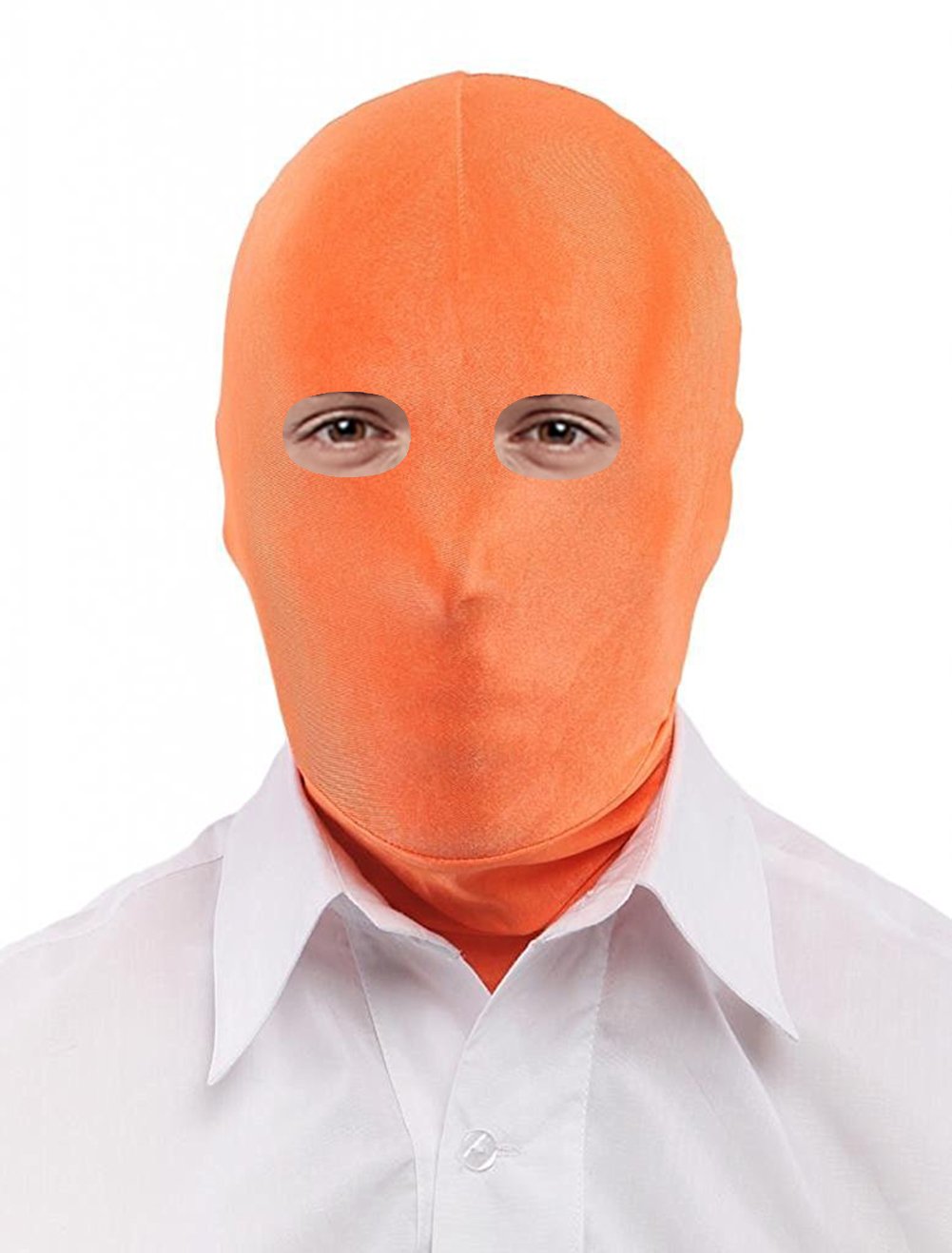 Seeksmile Unisex Lycra Spandex Zentai Hood Mask