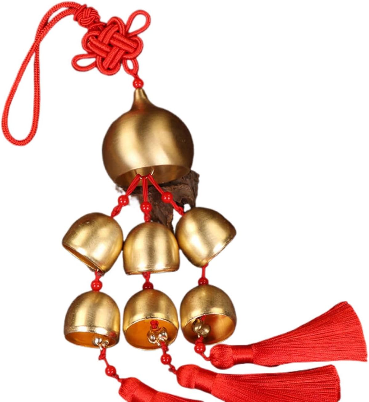 黄铜铃铛 Assorted Brass Bells with Loops for Hanging,挂件纯铜小风铃挂饰门饰铜钟汽车室内客厅卧室装饰品 8470