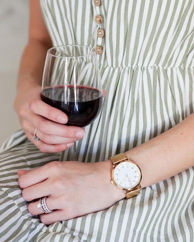 Wristology 2 Sizes Easy Change Band Numbers Watch Metal Mesh Band - Interchangeable Stainless Steel Strap - to Read Analog Nurse with Second Hand for Women, Men, Nurses, Teachers - Image 5