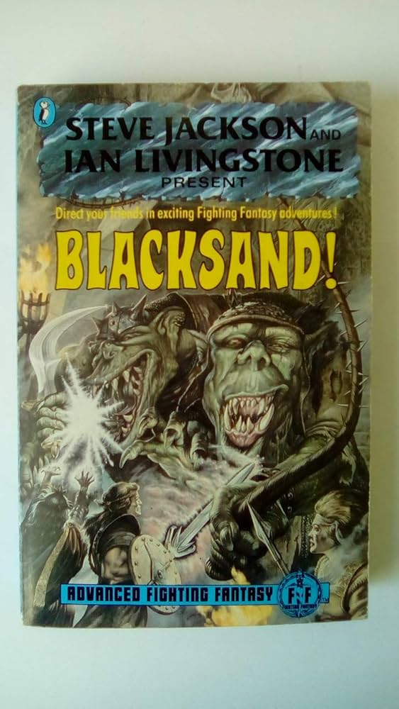 洋書 Blacksand! Advanced Fighting Fantasy Blacksand! (Advanced Fighting Fantasy, #2) by Marc Gascoigne