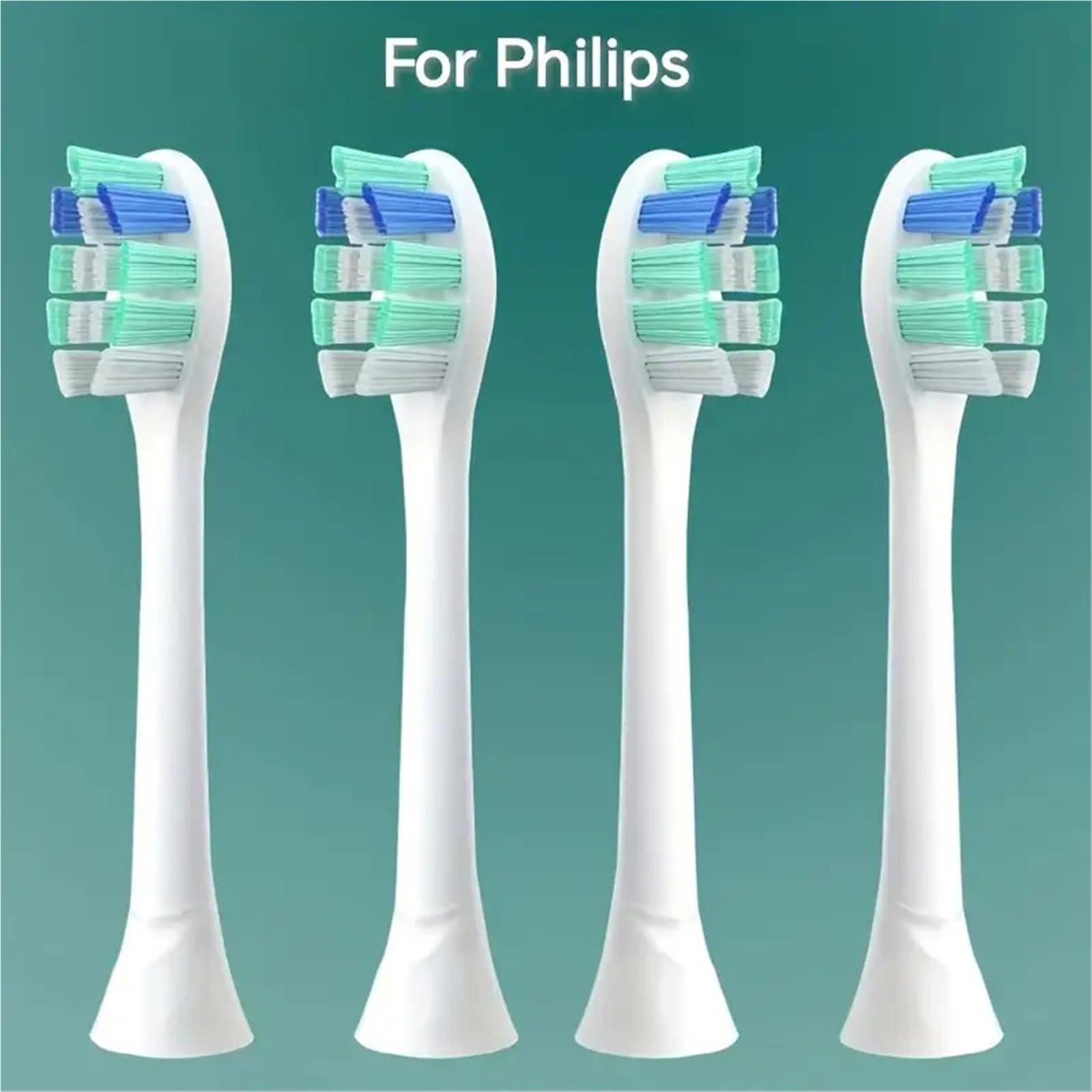 Testine spazzolino, compatibile con Philips, 1100 2100 4100 4300