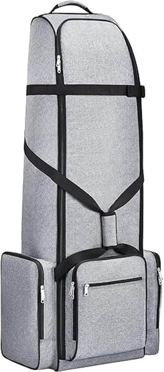 High-Grade Oxford Golf Travel Bag with Smooth Wheels, Padded Golf Club Cover for Safe Air Travel