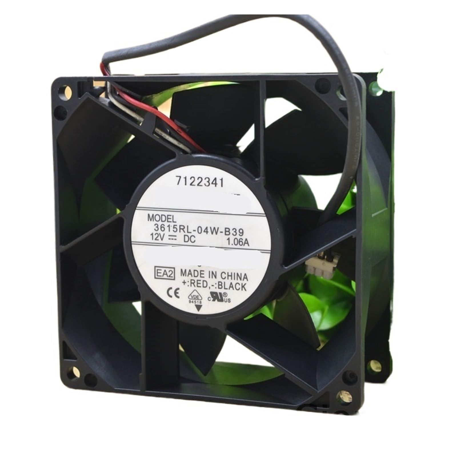 PEQYUACTE 3615RL-04W-B39 12V 1.06A 92 * 92 * 38MM Three-axis Fan