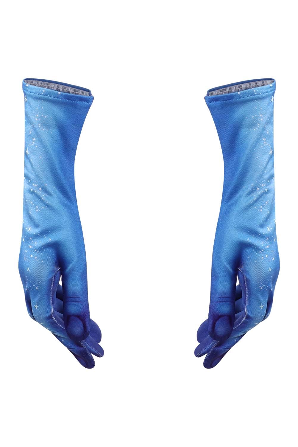KoleGoe Jake Sully Tail Gloves Cosplay Costume Accessory Neytiri Tail Cosplay Halloween Props for Adult (Blue gloves)
