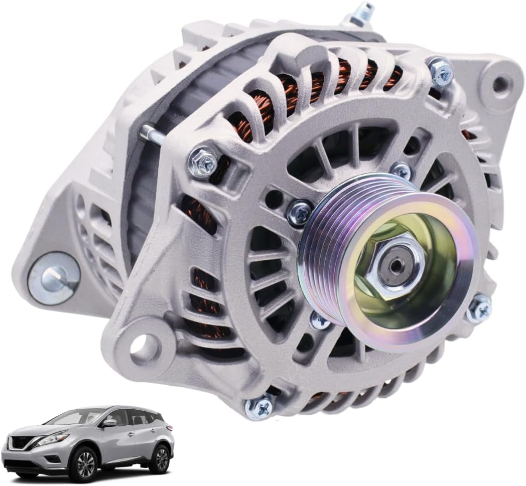 11538N A003TJ3991 150A 12V 7 Groove Alternator For Nissan Murano 2015-2017 Pathfinder 2013-2017 For Infiniti JX35 2013 QX60 2014-2016 2.5L 3.5L V6 Engine # 23100-3JA1A 23100-3JA1ARE
