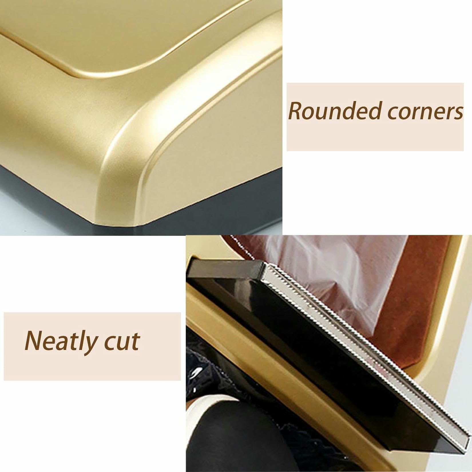 Dispenser Automatico di Copriscarpe,Copriscarpe con 3 Rotoli di Copertura in plastica Antiscivolo, Copriscarpe in plastica USA e Getta per casa, Ufficio,Fabbrica,d'oro
